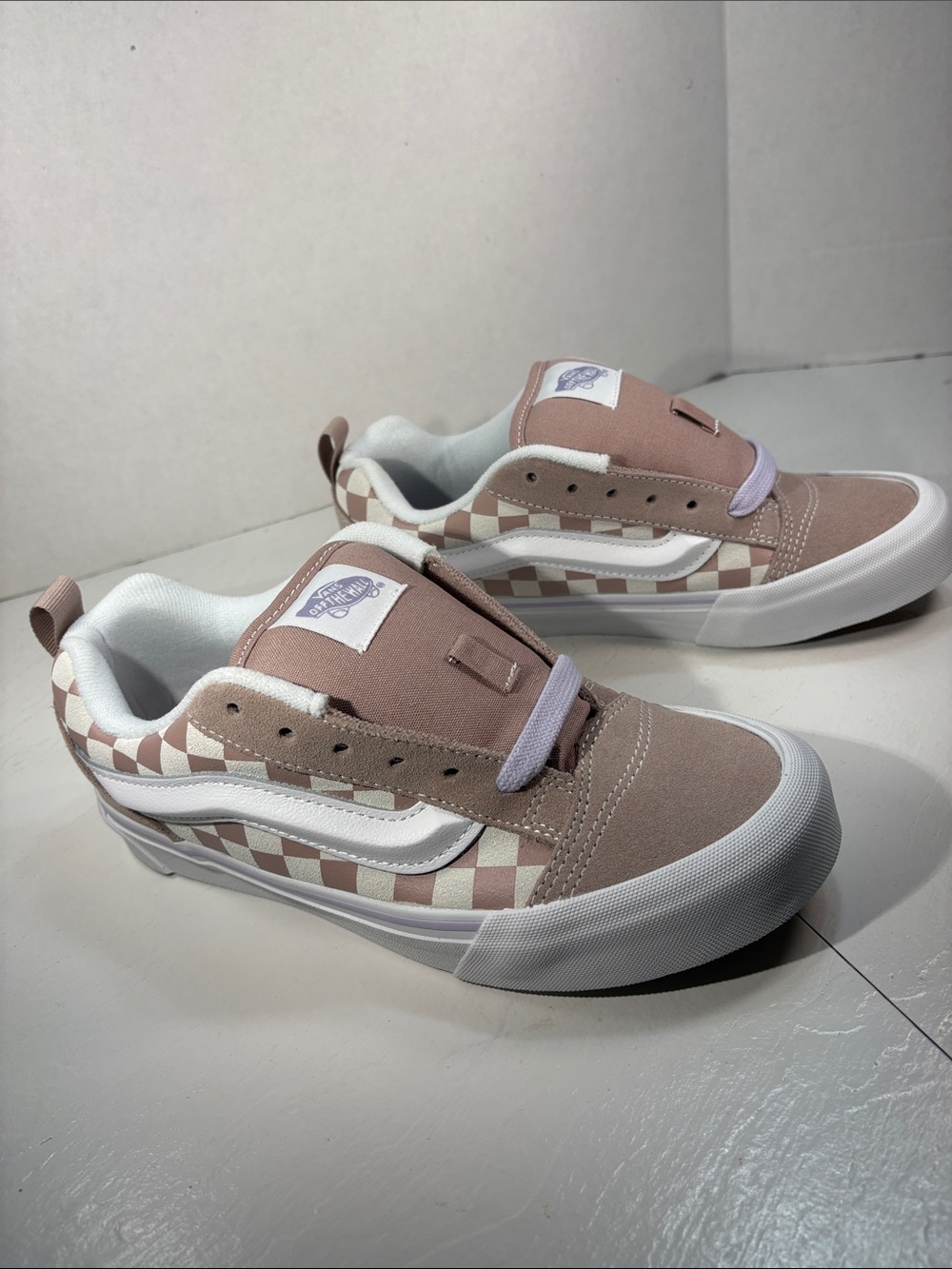 NWT Vans Knu Skool Checkerboard Skate Shoes Women’s 7.5 - Picture 3 of 10